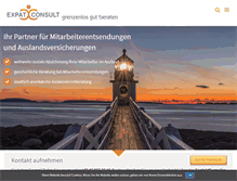 Tablet Screenshot of expat-consult.de